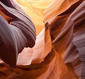 Antelope Canyon HD Metal Poster