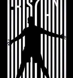 CR7 Poster Black HD Metal Poster
