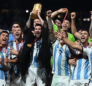 Messi World Cup Winner HD Metal Poster