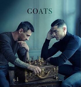 Messi and Ronaldo HD Metal Poster
