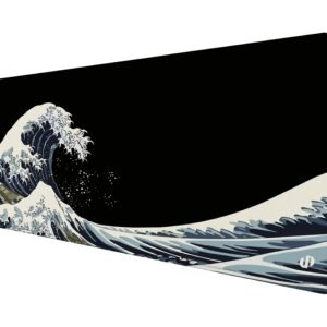 Tha Grate wave black Mouse Pad