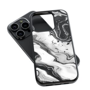 Black White Marble Phone Case