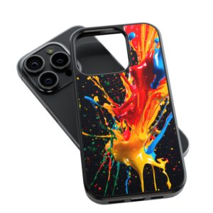 Colorful Paint Splash Phone Case
