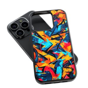 Vibrant Geometric Splash Phone Case