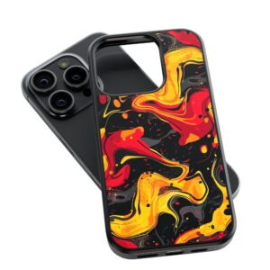 Yellow Lava Flow Phone Case